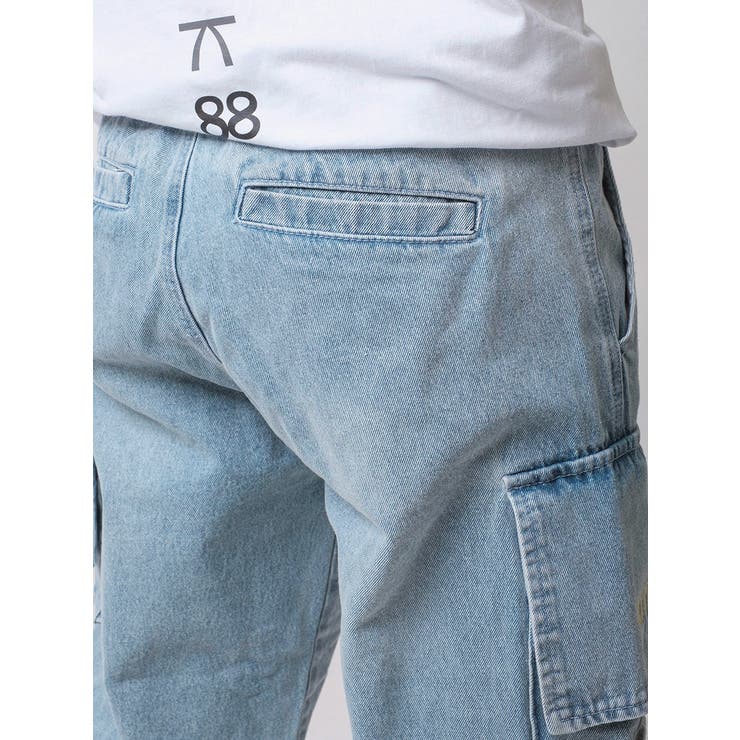 カーゴパンツ ワイド デニムストリート系[品番：LEVM0000902