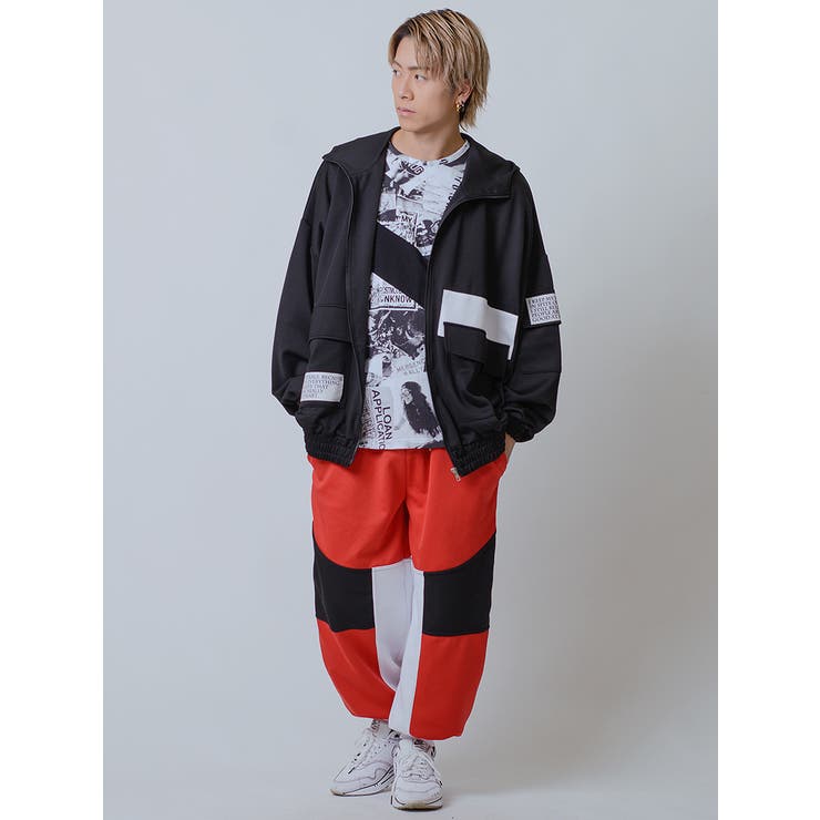 トライカラーリラックスジョガーパンツ | REGIEVO | 詳細画像3 