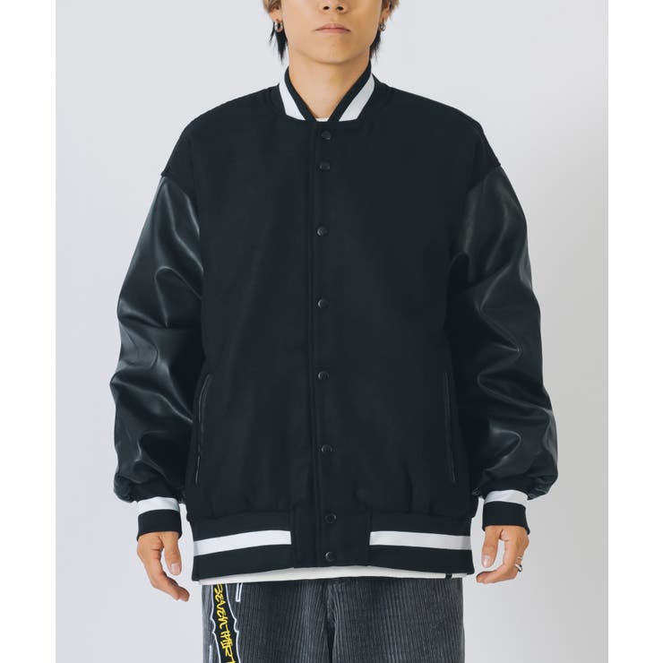 BLK×WHTリブ