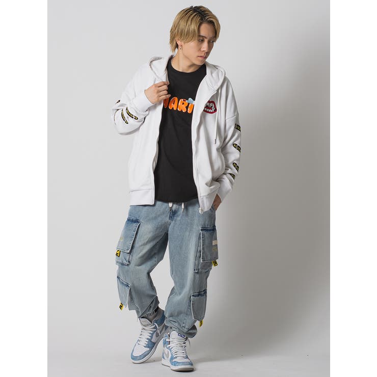 なみおくん袖刺繍フルジップパーカー | REGIEVO | 詳細画像2 