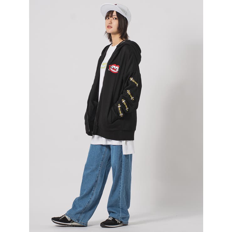 なみおくん袖刺繍フルジップパーカー | REGIEVO | 詳細画像10 