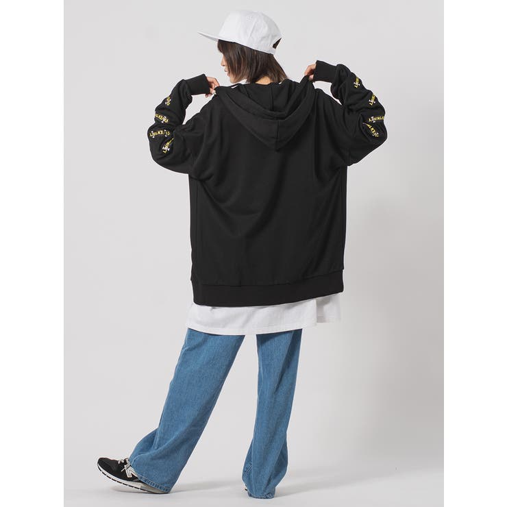 なみおくん袖刺繍フルジップパーカー | REGIEVO | 詳細画像11 