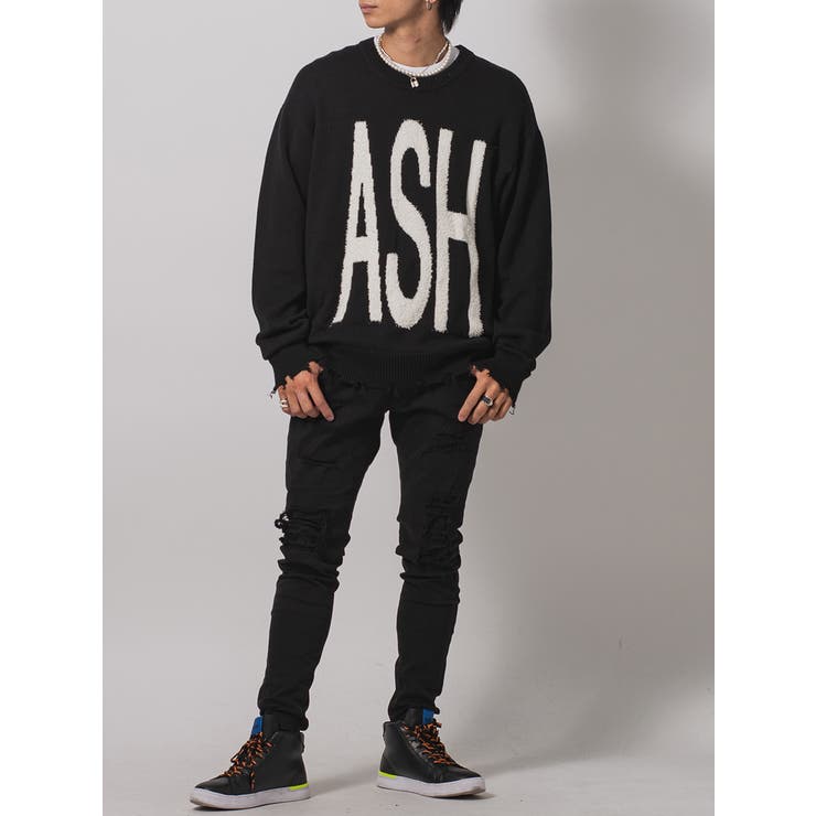 グランジ加工クルーネックセーター | REGIEVO | 詳細画像7 