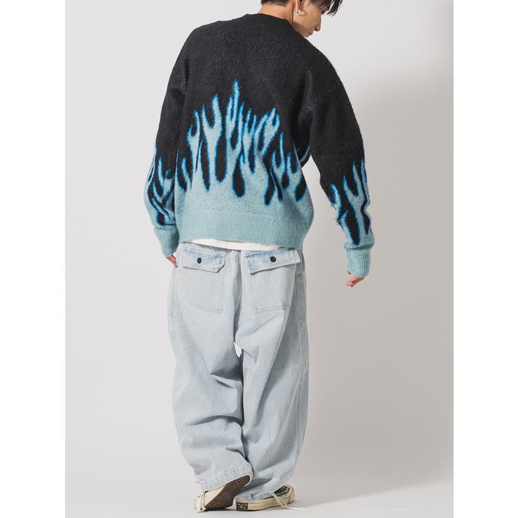 ニット セーター クルーネック メンズ ストリート | REGIEVO | 詳細画像13 