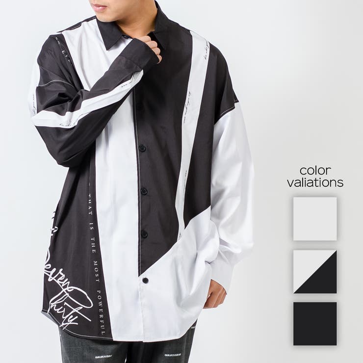 シャツ メンズ ビッグシャツ ストリート系 | REGIEVO | 詳細画像1 
