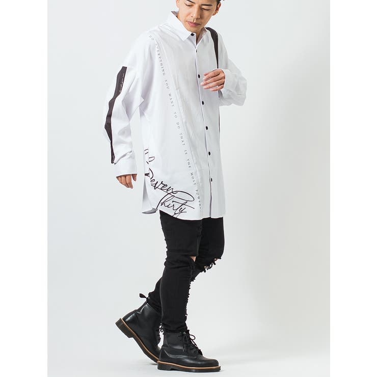 シャツ メンズ ビッグシャツ ストリート系 | REGIEVO | 詳細画像15 