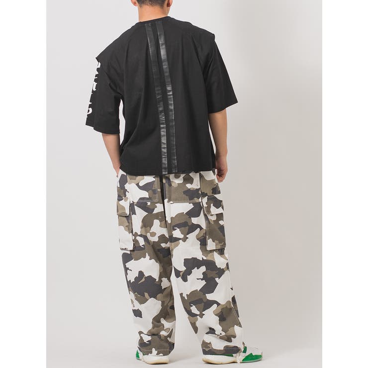 フェイクレイヤード 半袖 Tシャツ ストリート系 ビッグシルエット | REGIEVO | 詳細画像11 