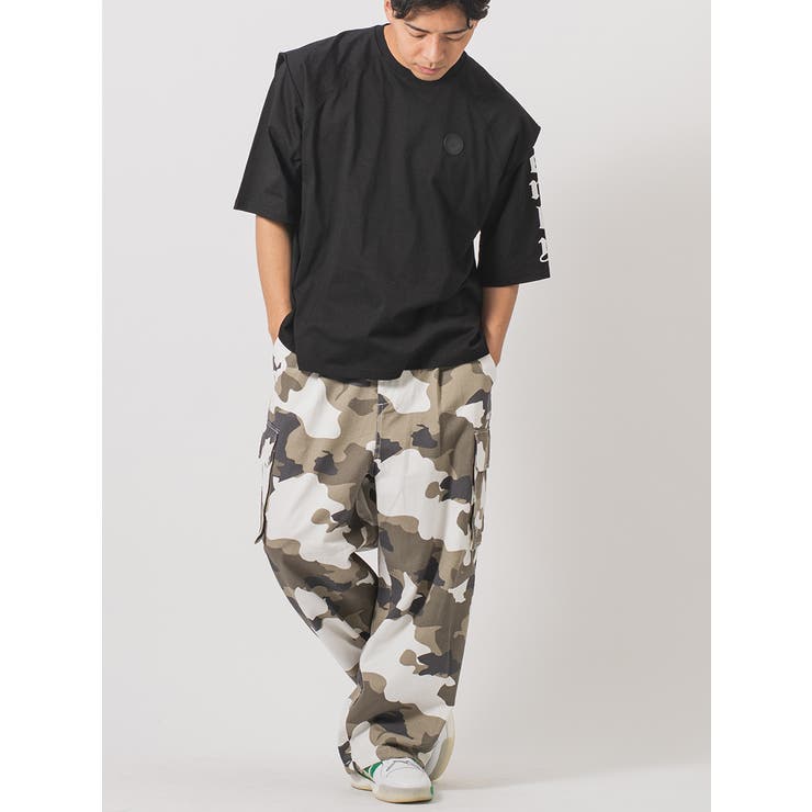 フェイクレイヤード 半袖 Tシャツ ストリート系 ビッグシルエット | REGIEVO | 詳細画像9 