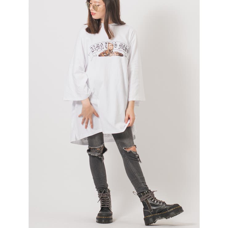 フォトコラージュ 半袖 Tシャツ | REGIEVO | 詳細画像3 