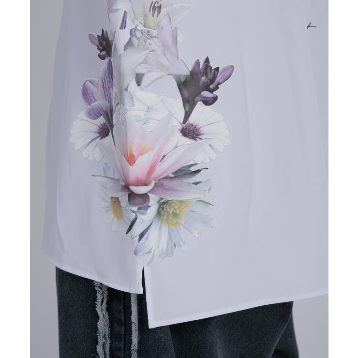 フラワープリント 半袖 半袖シャツ ビッグシルエット ストリート系 | REGIEVO | 詳細画像21 