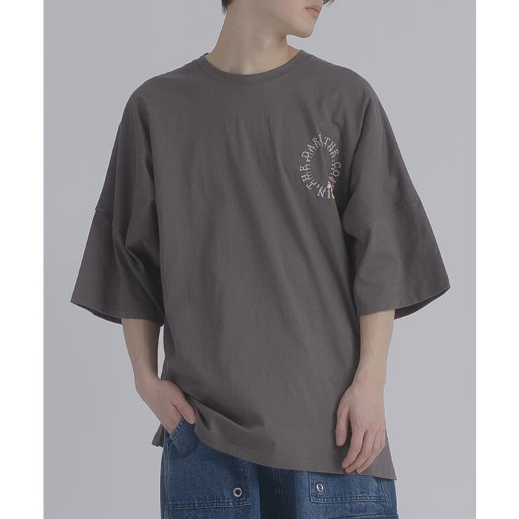 サークルローズ 半袖 Tシャツ バックプリント ストリート系 ビッグシルエット | REGIEVO | 詳細画像11 