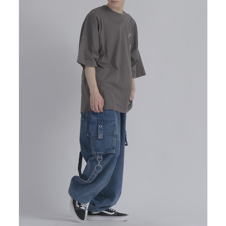 サークルローズ 半袖 Tシャツ バックプリント ストリート系 ビッグシルエット | REGIEVO | 詳細画像17 