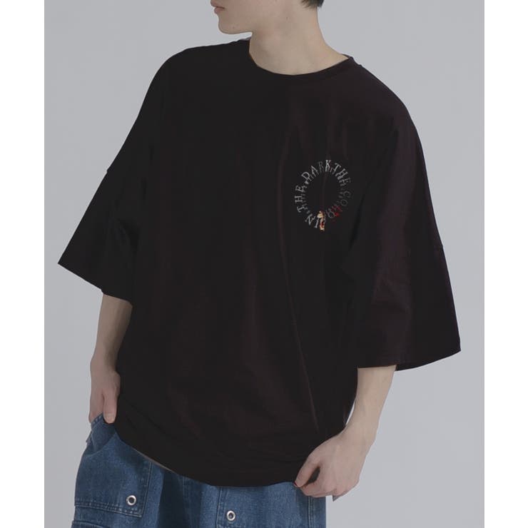 サークルローズ 半袖 Tシャツ バックプリント ストリート系 ビッグシルエット | REGIEVO | 詳細画像20 