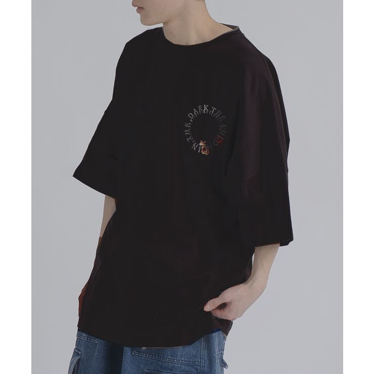 サークルローズ 半袖 Tシャツ バックプリント ストリート系 ビッグシルエット | REGIEVO | 詳細画像23 