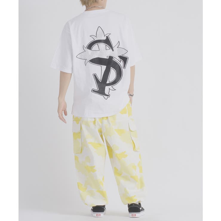 ラインストーン 半袖 Tシャツ バックプリント ストリート系 ビッグシルエット | REGIEVO | 詳細画像10 