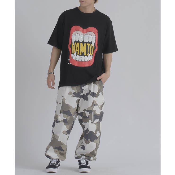 クラック発泡プリント 半袖 Tシャツ | REGIEVO | 詳細画像13 