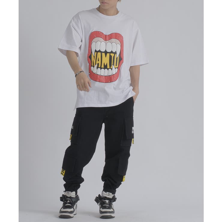 クラック発泡プリント 半袖 Tシャツ | REGIEVO | 詳細画像4 