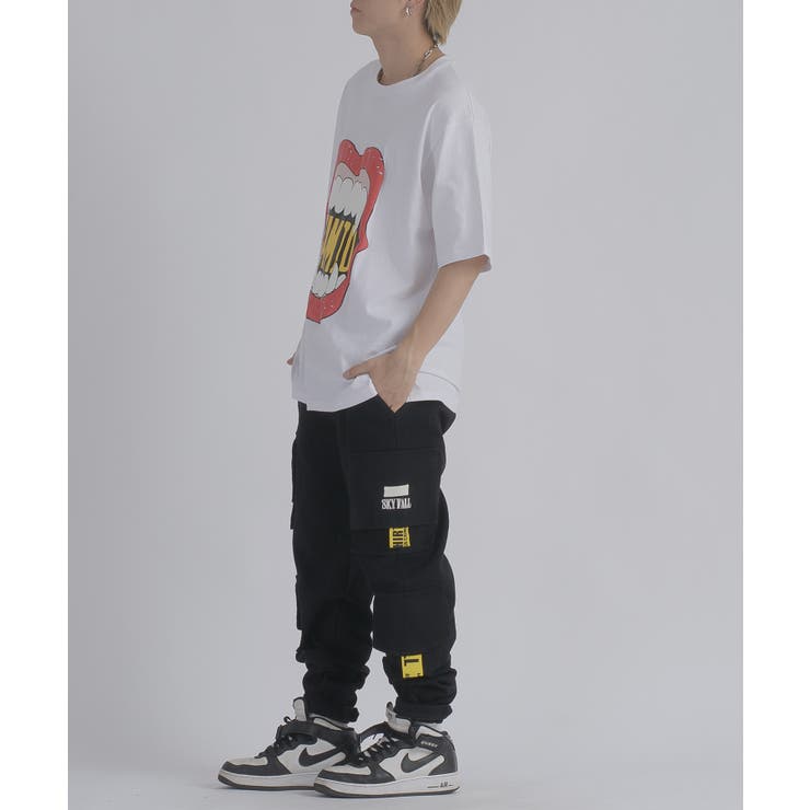 クラック発泡プリント 半袖 Tシャツ | REGIEVO | 詳細画像7 