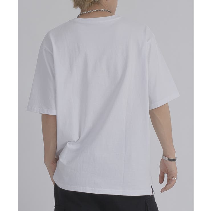 クラック発泡プリント 半袖 Tシャツ | REGIEVO | 詳細画像9 