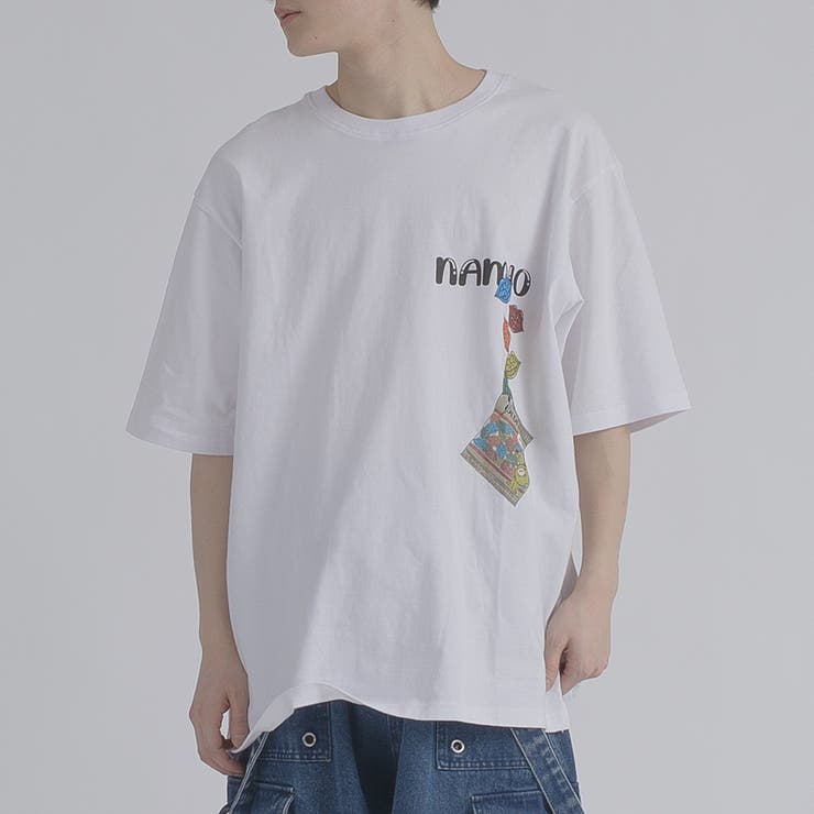 ホワイト | なみおくんグミプリントTee | REGIEVO