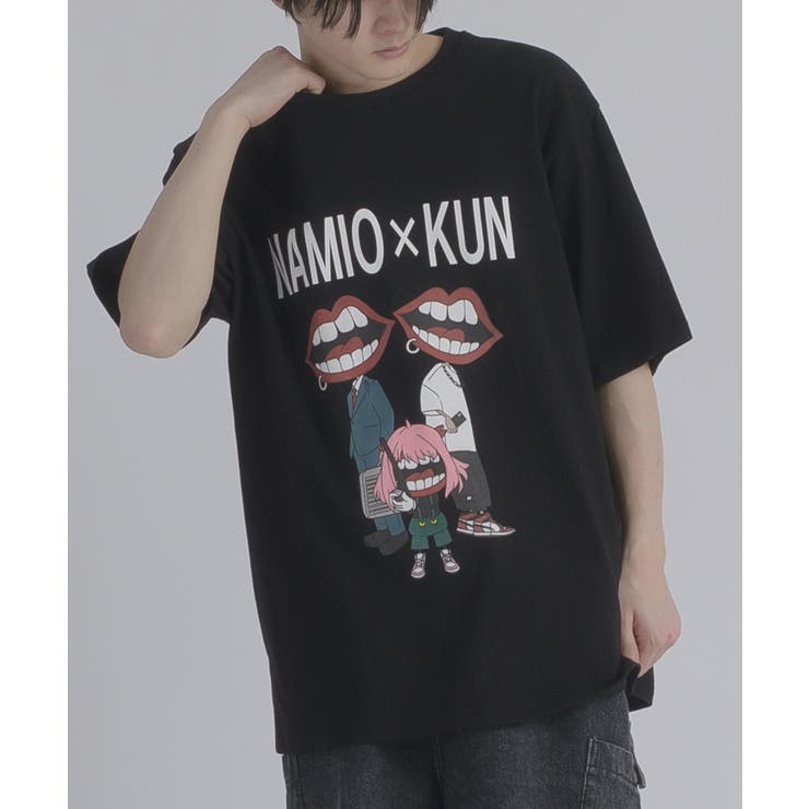 トリオプリント 半袖 Tシャツ ストリート系 ビッグシルエット なみおくん | REGIEVO | 詳細画像11 