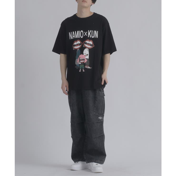 トリオプリント 半袖 Tシャツ ストリート系 ビッグシルエット なみおくん | REGIEVO | 詳細画像12 