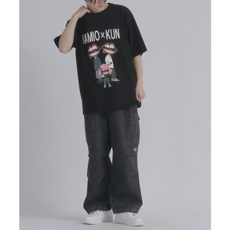 トリオプリント 半袖 Tシャツ ストリート系 ビッグシルエット なみおくん | REGIEVO | 詳細画像14 