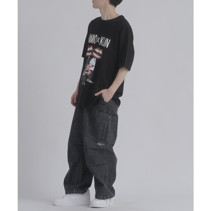 トリオプリント 半袖 Tシャツ ストリート系 ビッグシルエット なみおくん | REGIEVO | 詳細画像16 