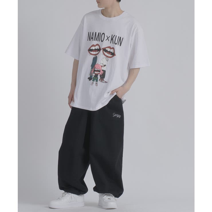 トリオプリント 半袖 Tシャツ ストリート系 ビッグシルエット なみおくん | REGIEVO | 詳細画像5 