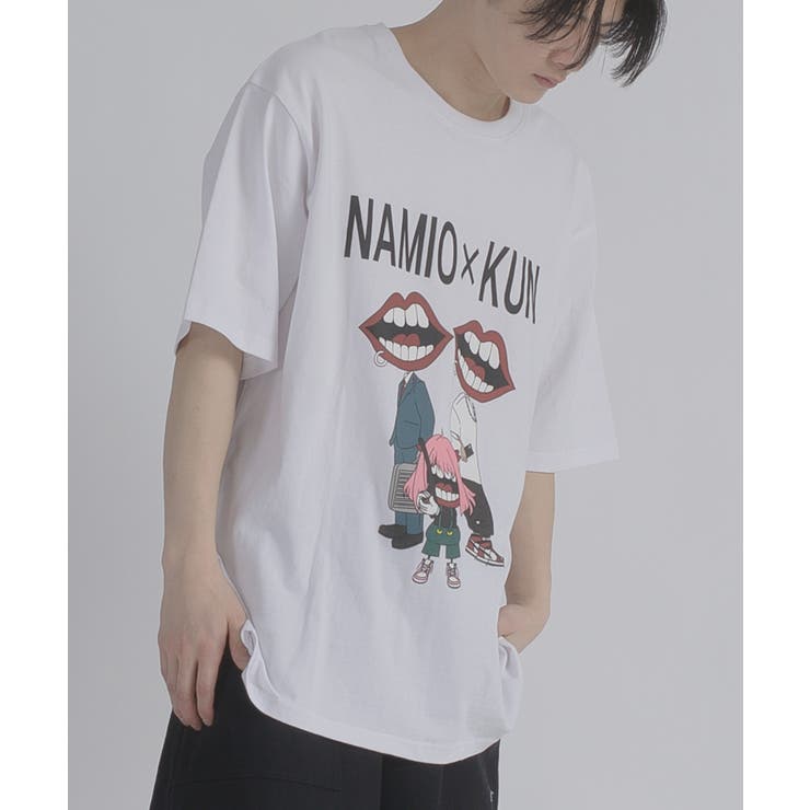 トリオプリント 半袖 Tシャツ ストリート系 ビッグシルエット なみおくん | REGIEVO | 詳細画像6 