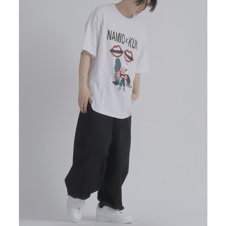 トリオプリント 半袖 Tシャツ ストリート系 ビッグシルエット なみおくん | REGIEVO | 詳細画像8 