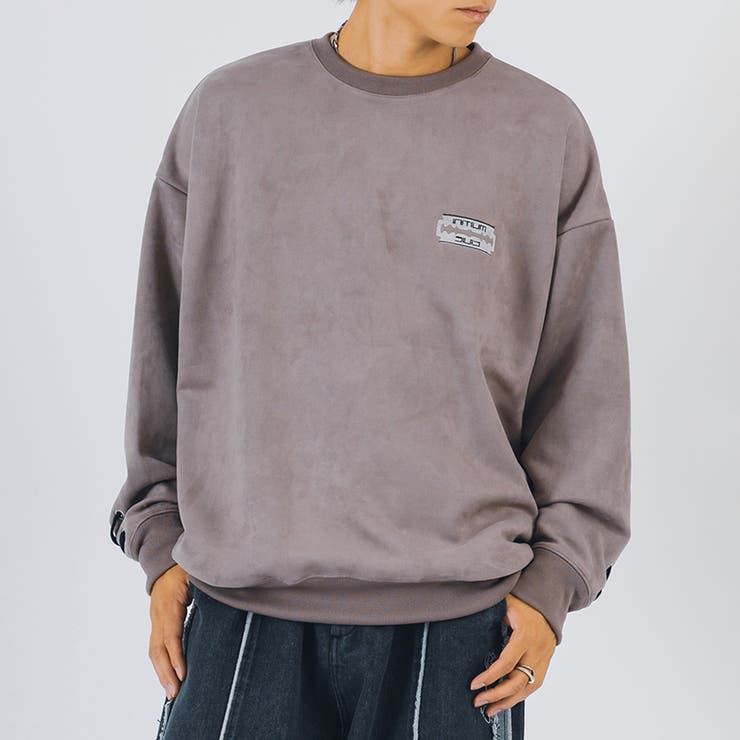 モカ | エコスエード レースアップ トレーナー  ストリート系 | REGIEVO