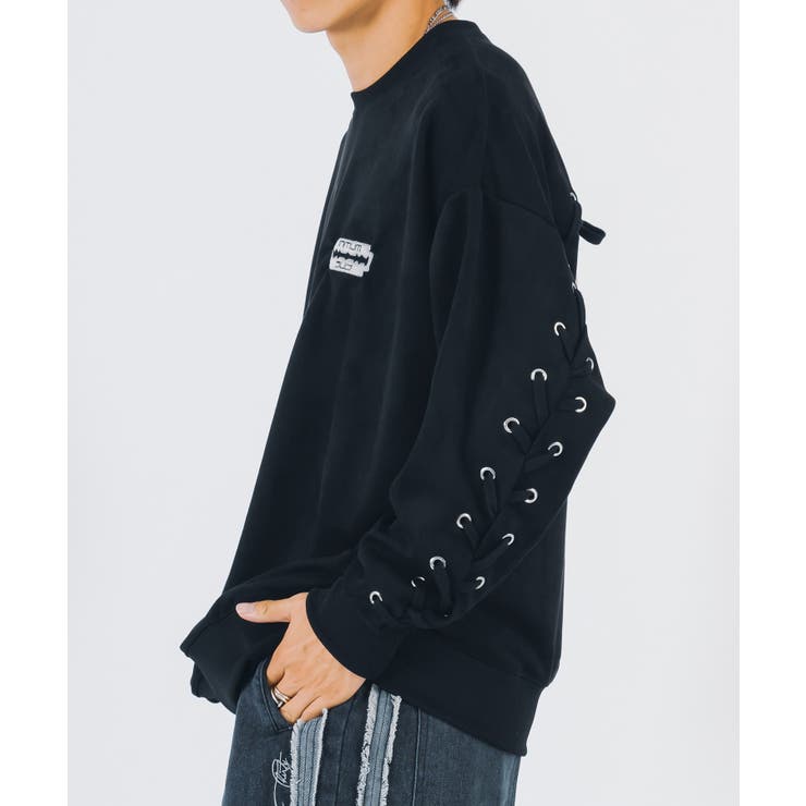 エコスエード レースアップ トレーナー  ストリート系 | REGIEVO | 詳細画像9 