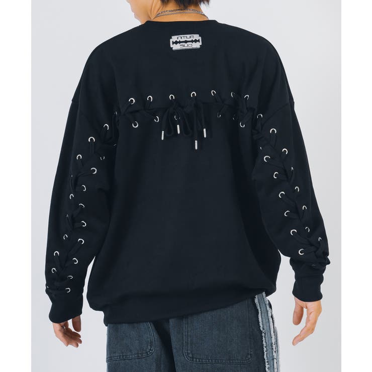 エコスエード レースアップ トレーナー  ストリート系 | REGIEVO | 詳細画像10 