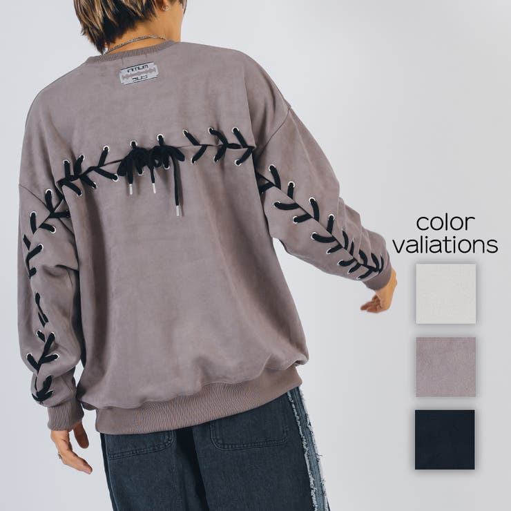 エコスエード レースアップ トレーナー  ストリート系 | REGIEVO | 詳細画像1 