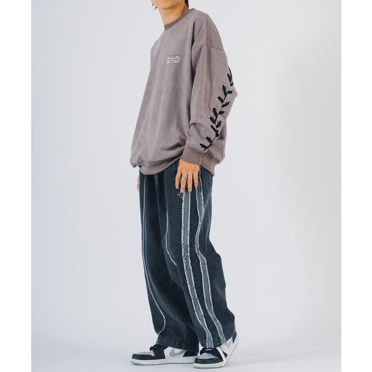 エコスエード レースアップ トレーナー  ストリート系 | REGIEVO | 詳細画像21 