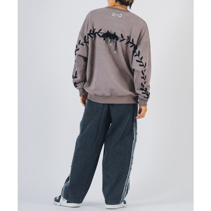 エコスエード レースアップ トレーナー  ストリート系 | REGIEVO | 詳細画像23 