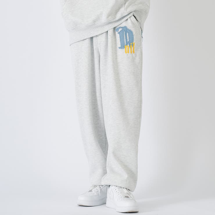 ホワイト | スウェットパンツ ビッグシルエット ストリート系 メンズ | REGIEVO