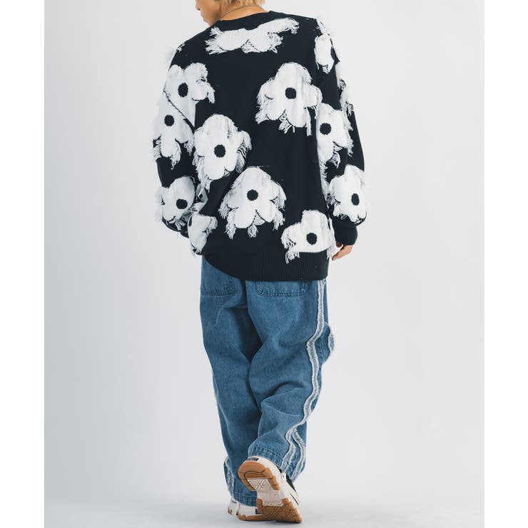 フリンジ クルーネックセーター メンズ  ストリート系 | REGIEVO | 詳細画像27 