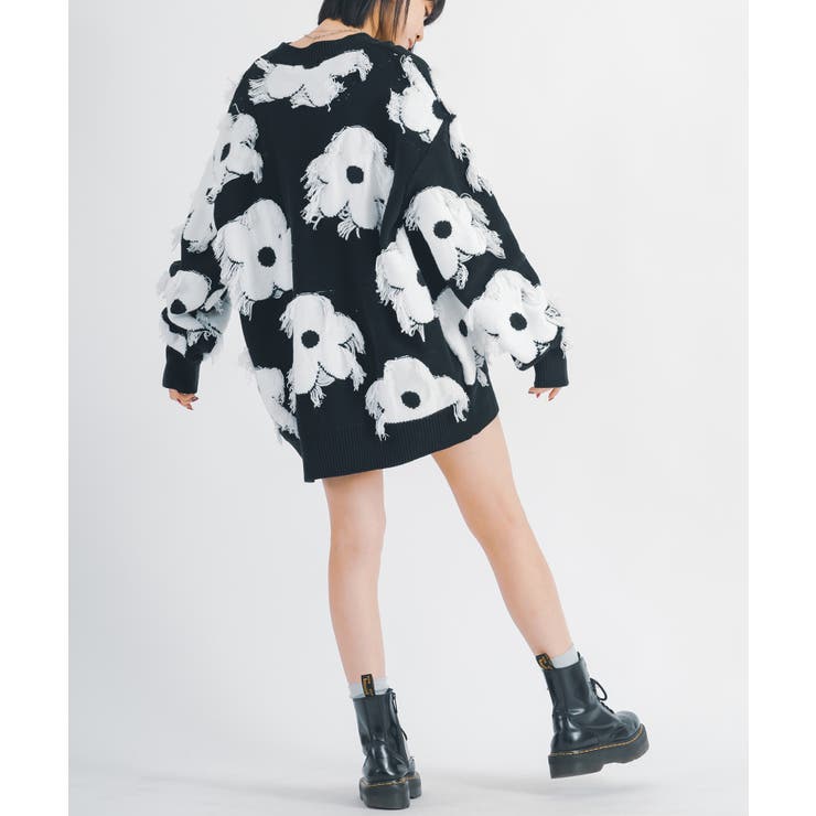 フリンジ クルーネックセーター メンズ  ストリート系 | REGIEVO | 詳細画像30 