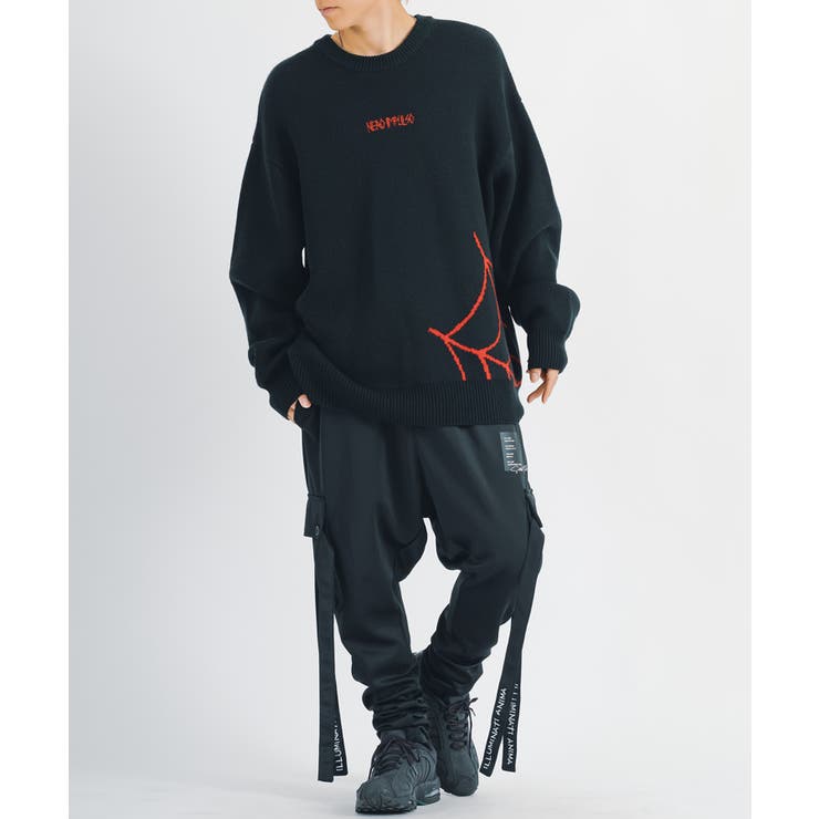 新品】ローカルゴルフ ロゴニット 志す セーター ブラック