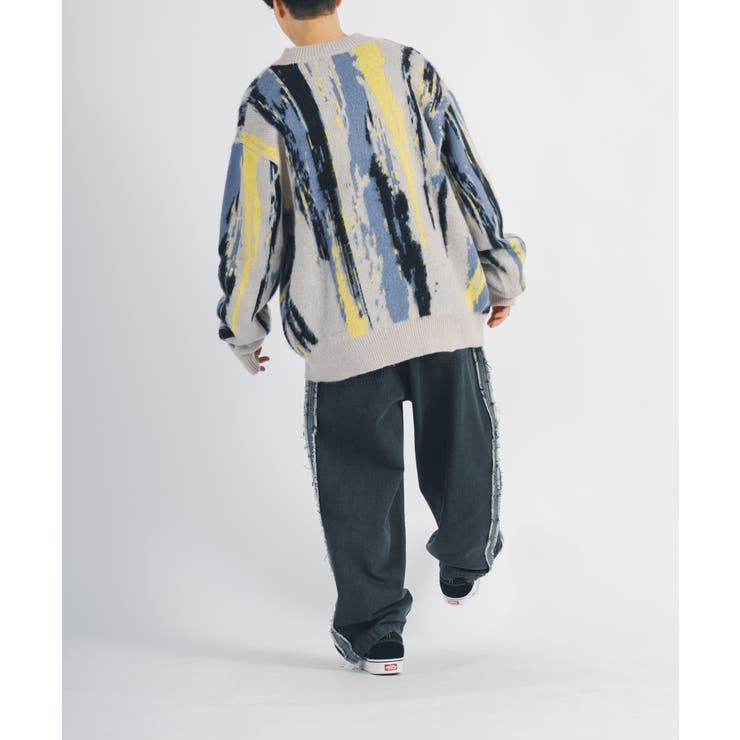 ニット セーター クルーネック メンズ ストリート | REGIEVO | 詳細画像69 