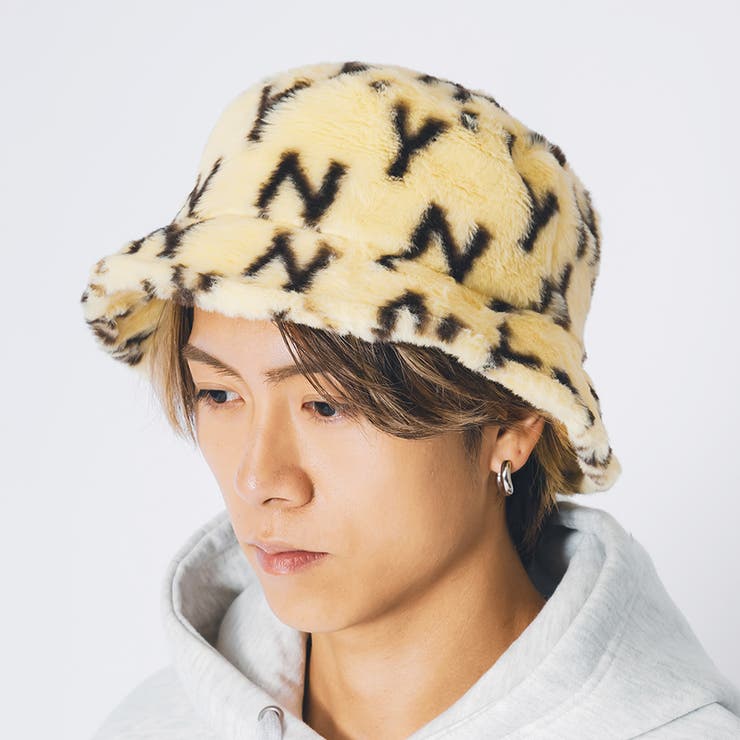 NYイエロー | エコファー バケットハット ストリート系 メンズ レディース | REGIEVO