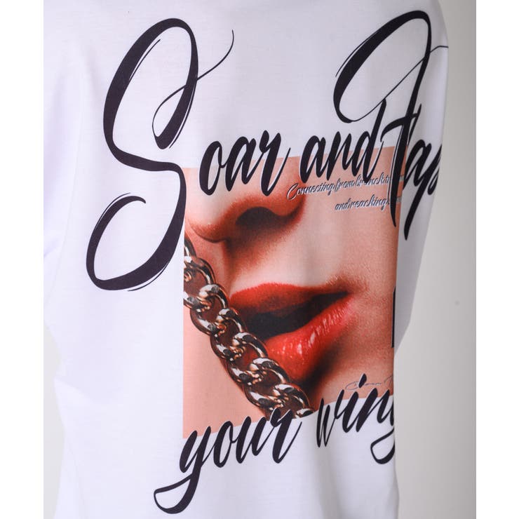 リッププリントドルマンTパーカー | REGIEVO | 詳細画像9 