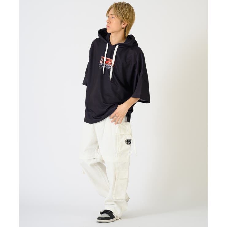 リッププリントドルマンTパーカー | REGIEVO | 詳細画像15 