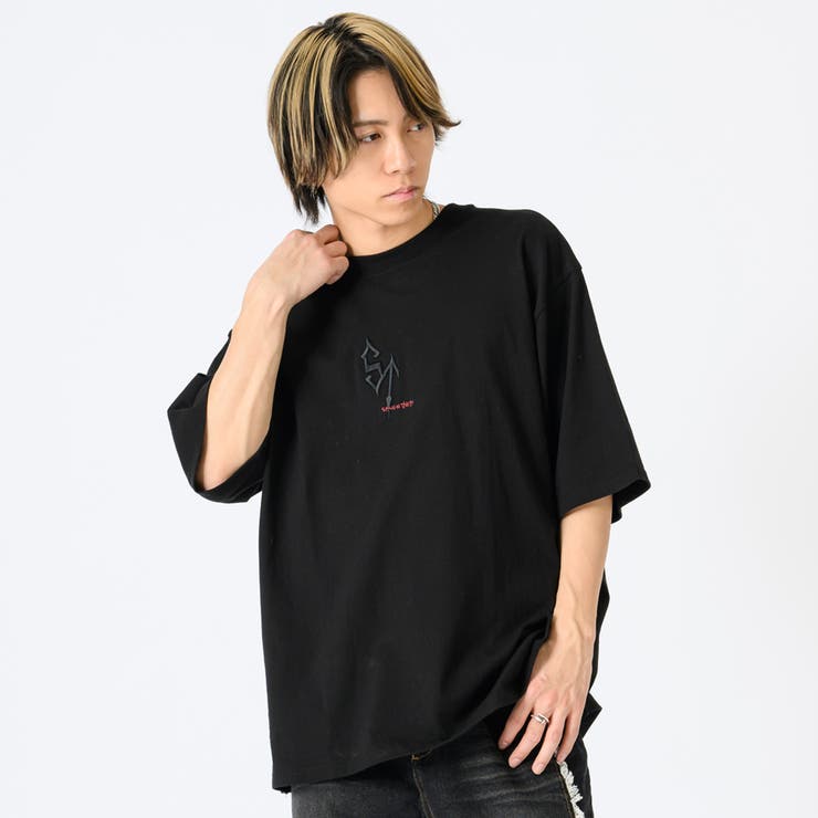 2ブラック | バックプリントTシャツ | REGIEVO