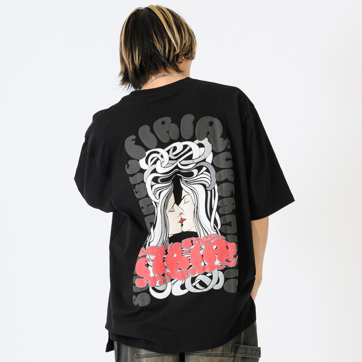 3ブラック | バックプリントTシャツ | REGIEVO