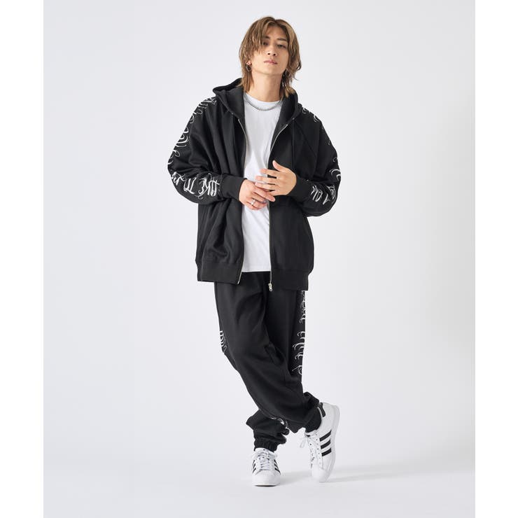 Lui's（ルイス）の「サイドジップストレートスウェットパンツ