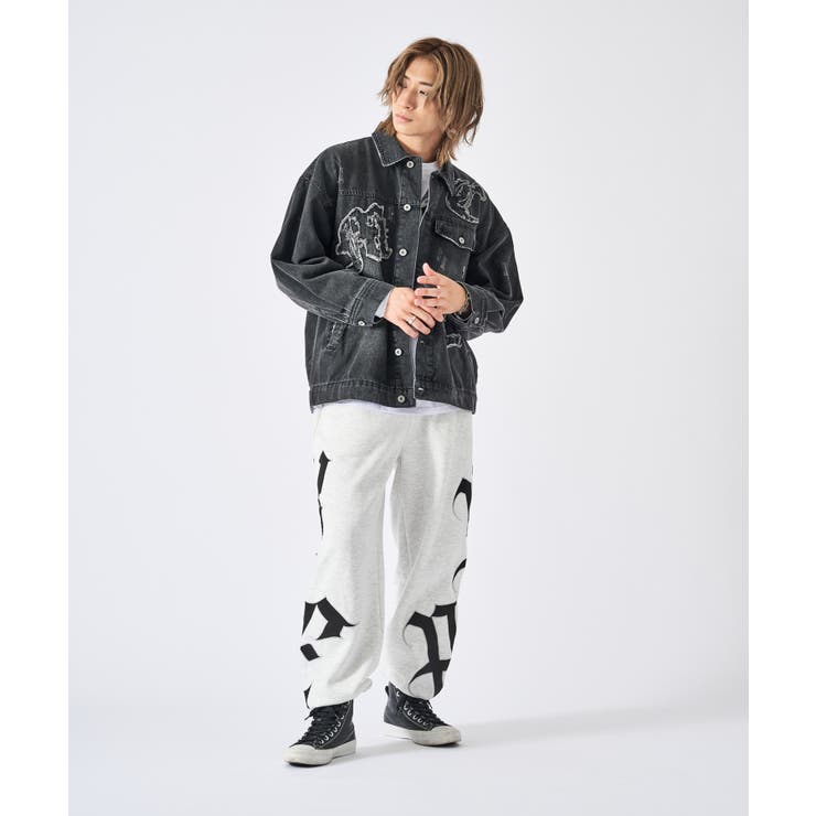 ビッグロゴ刺繍パンツ | REGIEVO | 詳細画像18 