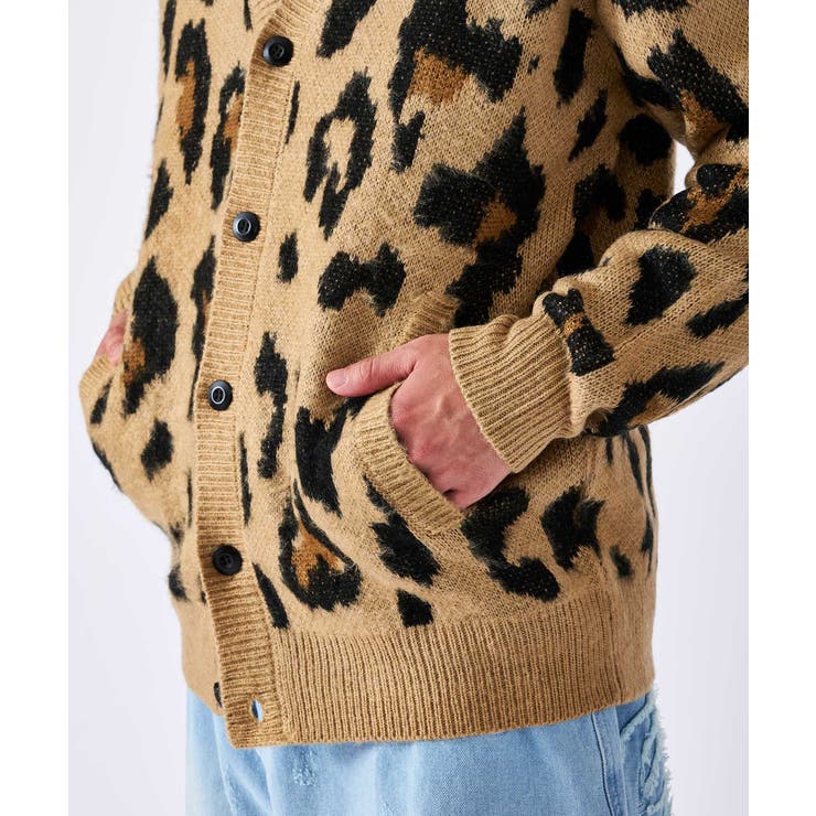 モヘアタッチ総柄カーディガン | REGIEVO | 詳細画像33 